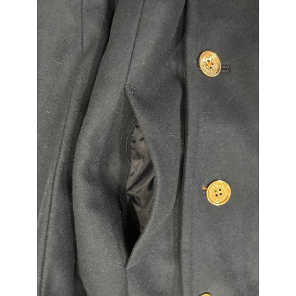 R24 MICHAEL KORS Women's Wool Peacoat Navy Small - Picture 7 of 14